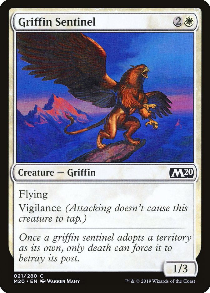 Griffin Sentinel [Core Set 2020] | Nerdhalla Games