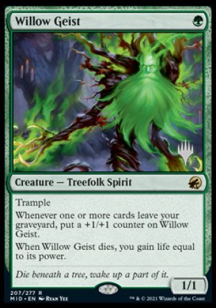 Willow Geist (Promo Pack) [Innistrad: Midnight Hunt Promos] | Nerdhalla Games