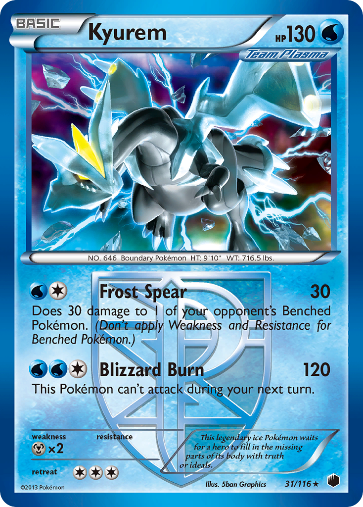 Kyurem (31/116) [Black & White: Plasma Freeze] | Nerdhalla Games