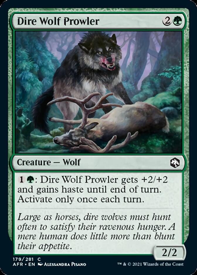 Dire Wolf Prowler [Dungeons & Dragons: Adventures in the Forgotten Realms] | Nerdhalla Games