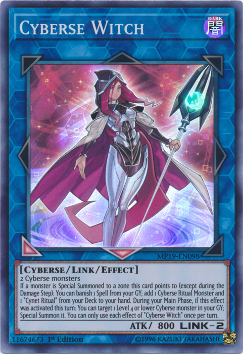 Cyberse Witch [MP19-EN098] Super Rare | Nerdhalla Games