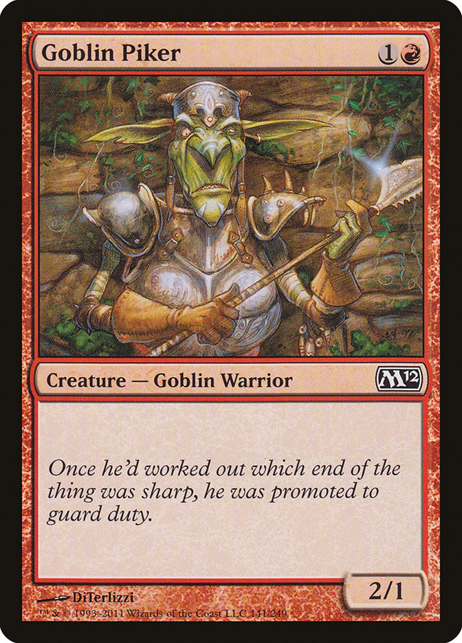 Goblin Piker [Magic 2012] | Nerdhalla Games