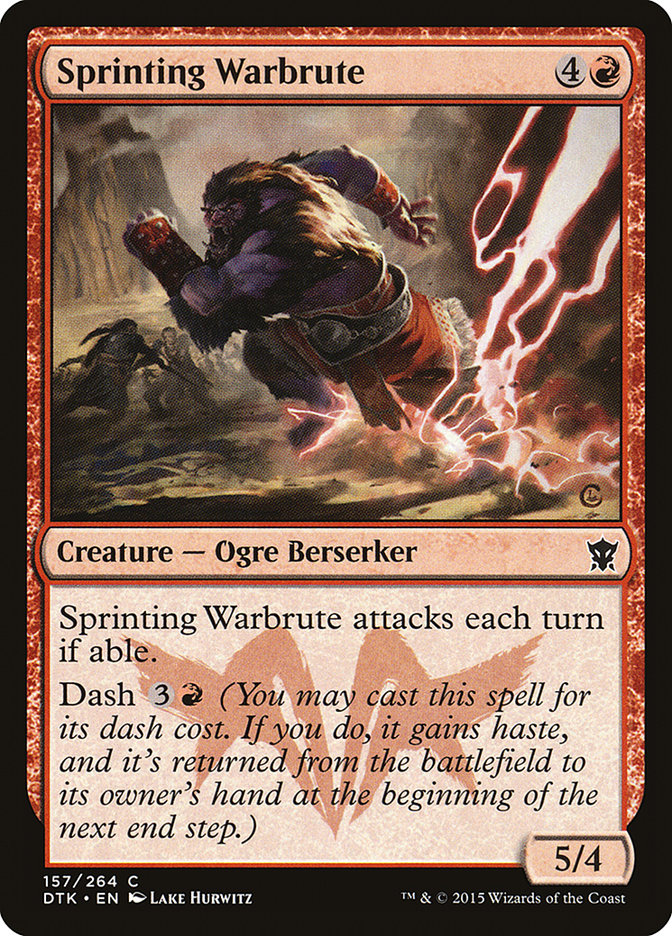 Sprinting Warbrute [Dragons of Tarkir] | Nerdhalla Games