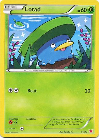 Lotad (11/30) [XY: Trainer Kit 2 - Latias] | Nerdhalla Games