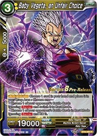 Baby Vegeta, an Unfair Choice [BT8-082_PR] | Nerdhalla Games