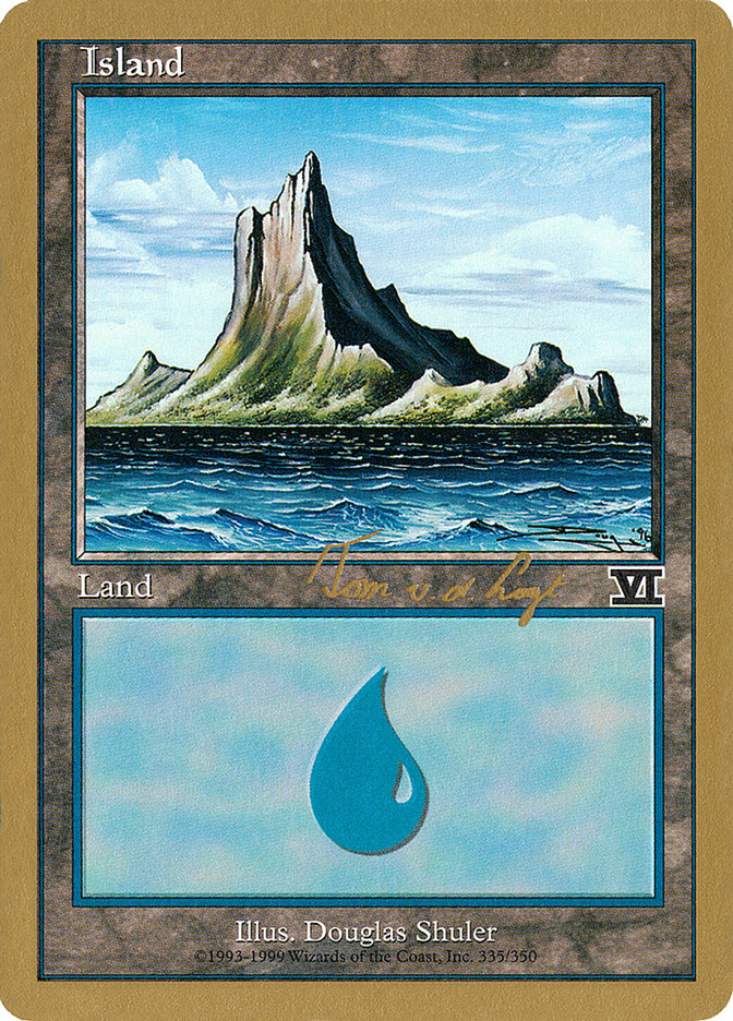 Island (tvdl335) (Tom van de Logt) [World Championship Decks 2000] | Nerdhalla Games