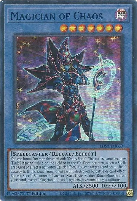 Magician of Chaos (Blue) [LDS3-EN089] Ultra Rare | Nerdhalla Games