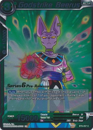 Godstrike Beerus [BT6-057_PR] | Nerdhalla Games