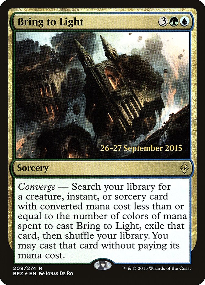 Bring to Light  [Battle for Zendikar Prerelease Promos] | Nerdhalla Games