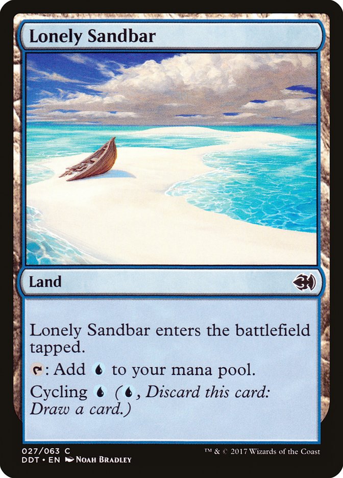 Lonely Sandbar [Duel Decks: Merfolk vs. Goblins] | Nerdhalla Games