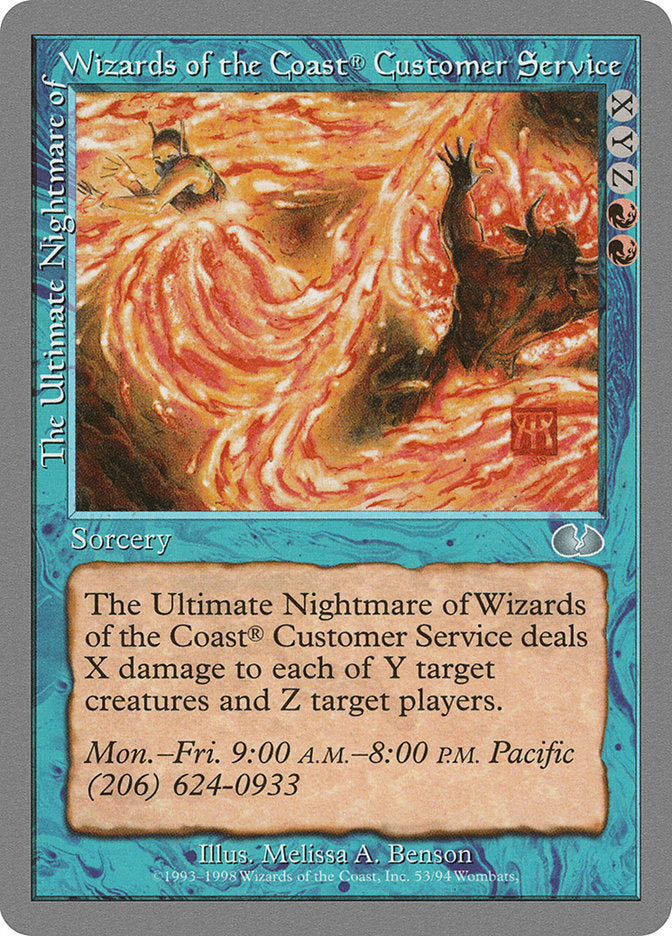 The Ultimate Nightmare of Wizards of the Coast® Customer Service [Unglued] | Nerdhalla Games