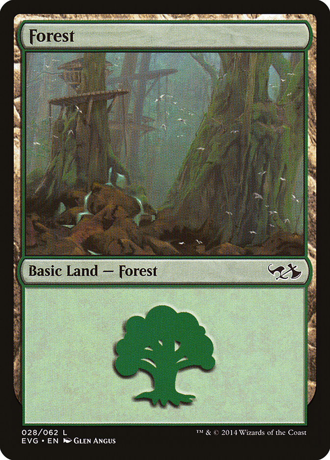 Forest (28) (Elves vs. Goblins) [Duel Decks Anthology] | Nerdhalla Games