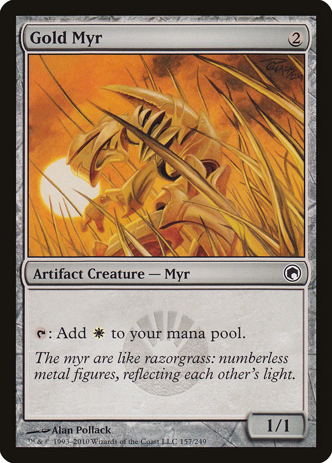 Gold Myr [Scars of Mirrodin] | Nerdhalla Games