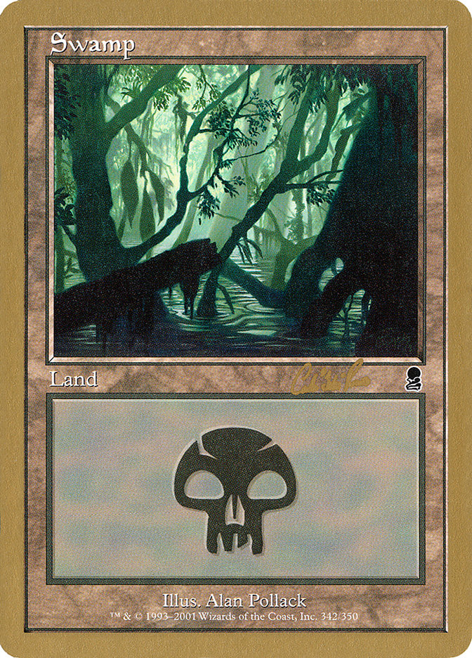 Swamp (cr342) (Carlos Romao) [World Championship Decks 2002] | Nerdhalla Games