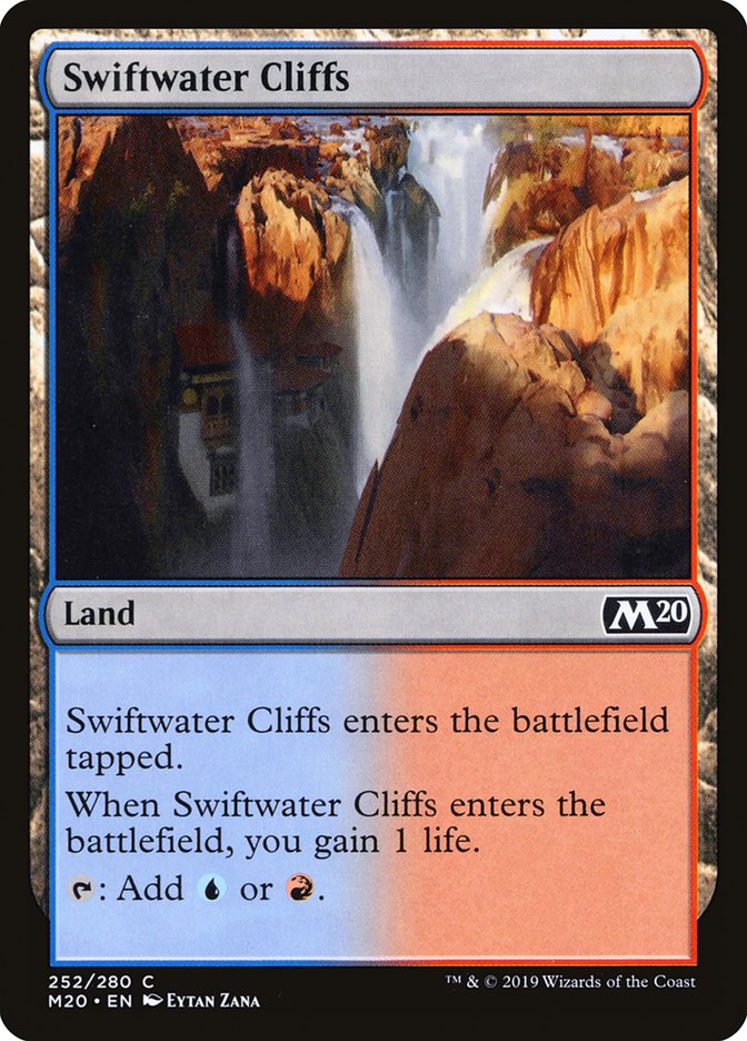 Swiftwater Cliffs [Core Set 2020] | Nerdhalla Games