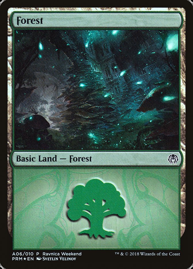 Forest (A06) [Guilds of Ravnica Ravnica Weekend] | Nerdhalla Games