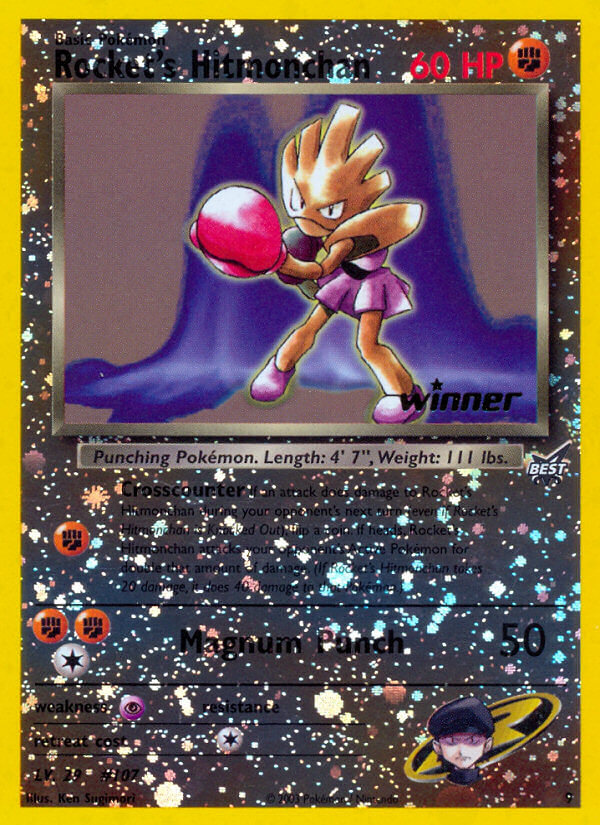 Rocket's Hitmonchan (9) (Winner) [Best of Promos] | Nerdhalla Games