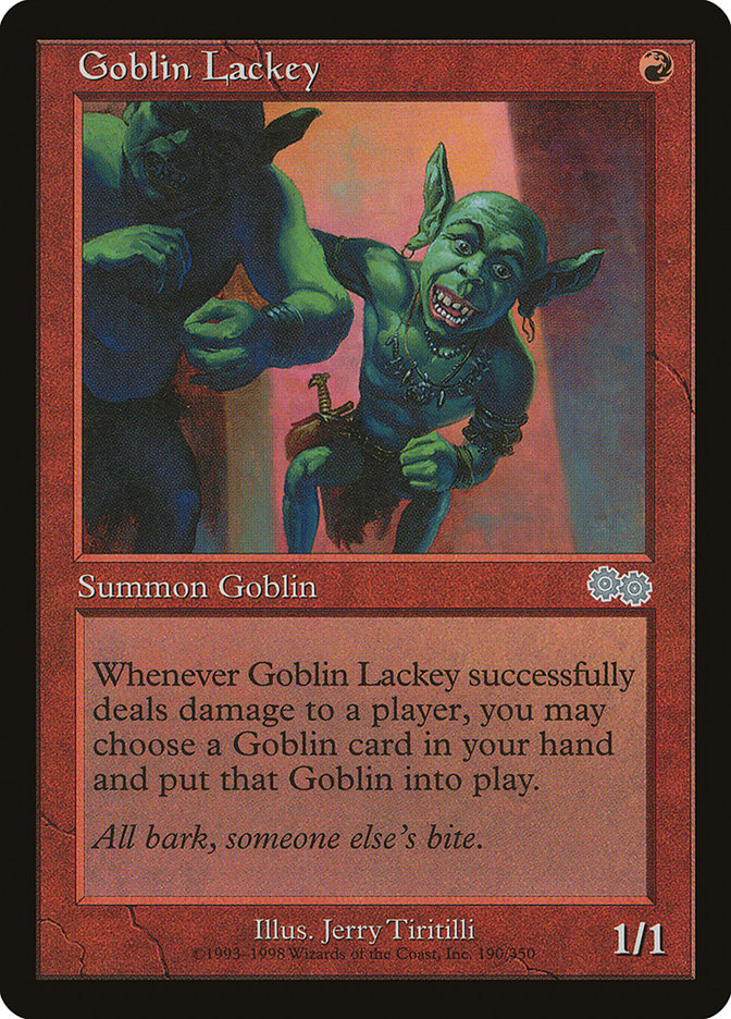 Goblin Lackey [Urza's Saga] | Nerdhalla Games