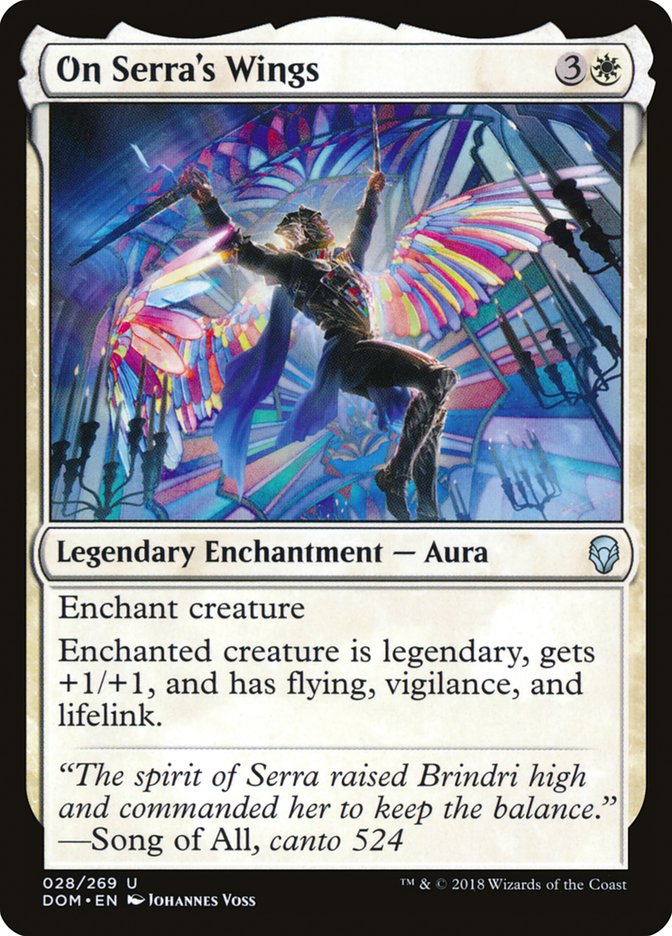 On Serra's Wings [Dominaria] | Nerdhalla Games