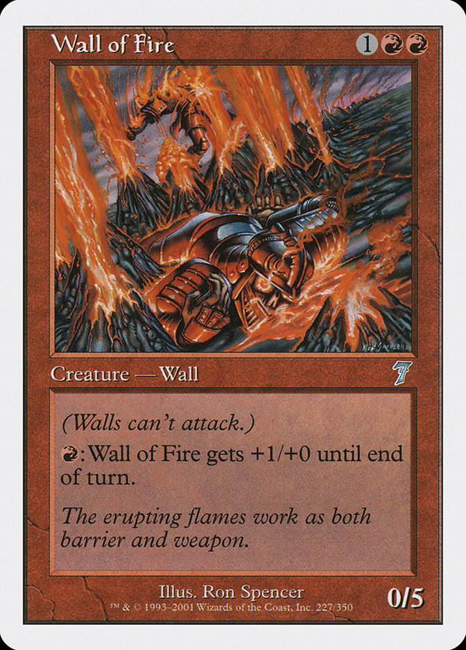 Wall of Fire [Seventh Edition] | Nerdhalla Games