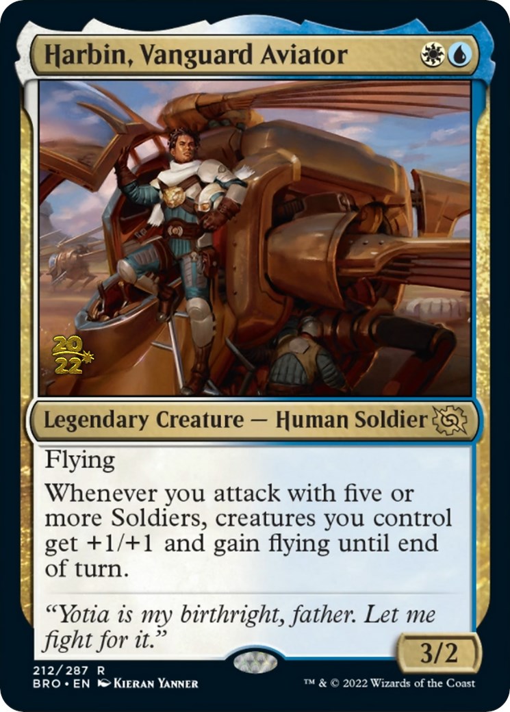 Harbin, Vanguard Aviator [The Brothers' War: Prerelease Promos] | Nerdhalla Games