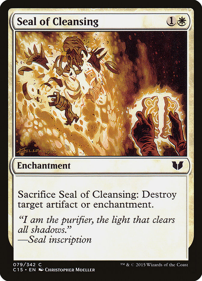 Seal of Cleansing [Commander 2015] | Nerdhalla Games