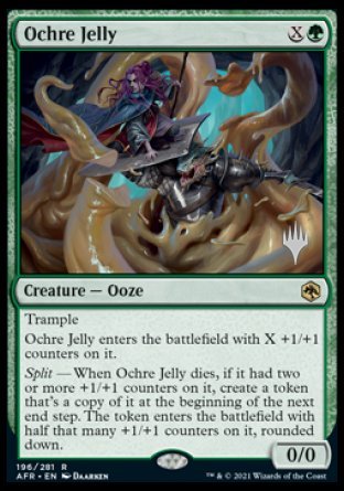 Ochre Jelly (Promo Pack) [Dungeons & Dragons: Adventures in the Forgotten Realms Promos] | Nerdhalla Games