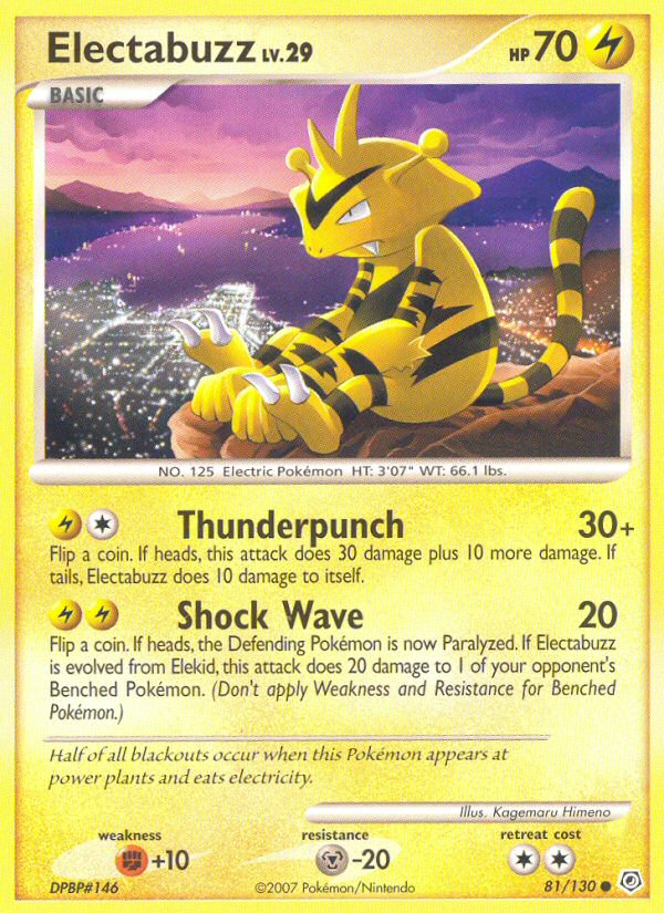 Electabuzz (81/130) [Diamond & Pearl: Base Set] | Nerdhalla Games