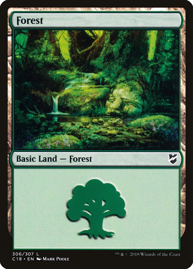 Forest (306) [Commander 2018] | Nerdhalla Games