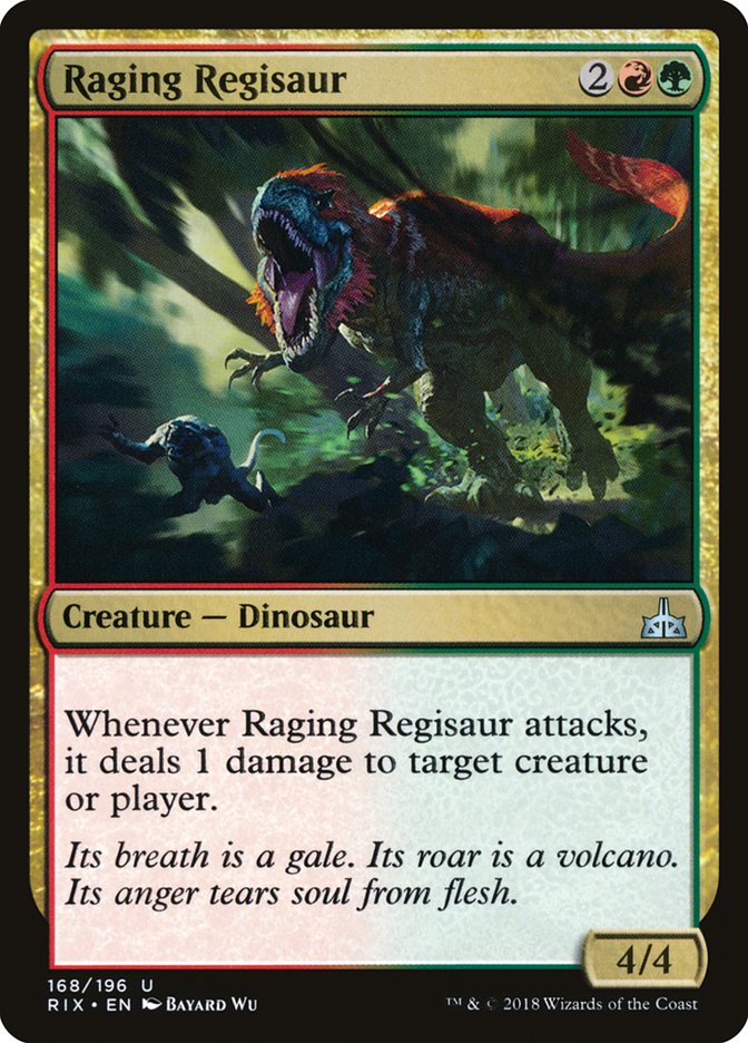 Raging Regisaur [Rivals of Ixalan] | Nerdhalla Games