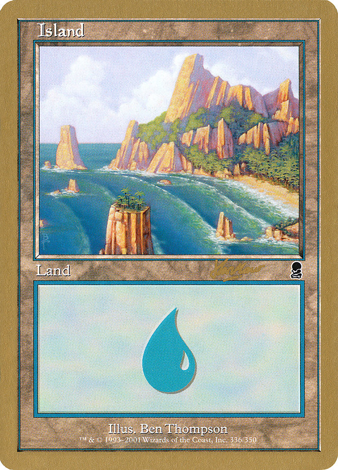 Island (shh336a) (Sim Han How) [World Championship Decks 2002] | Nerdhalla Games