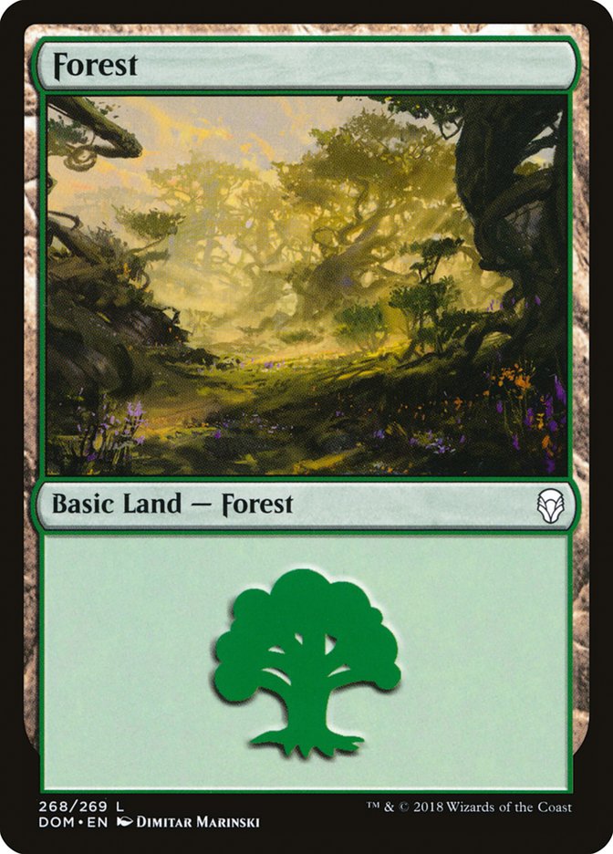 Forest (268) [Dominaria] | Nerdhalla Games