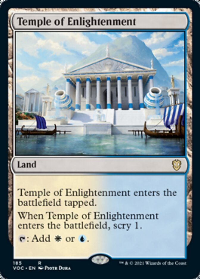 Temple of Enlightenment [Innistrad: Crimson Vow Commander] | Nerdhalla Games