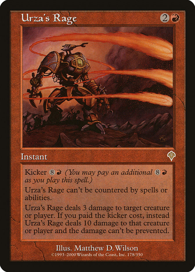 Urza's Rage [Invasion] | Nerdhalla Games