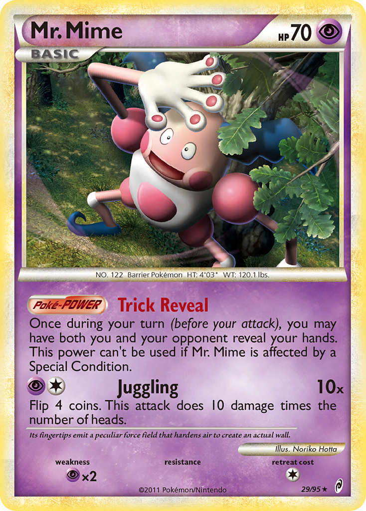 Mr. Mime (29/95) [HeartGold & SoulSilver: Call of Legends] | Nerdhalla Games