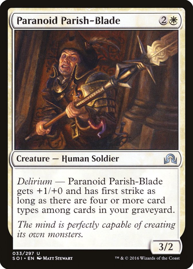 Paranoid Parish-Blade [Shadows over Innistrad] | Nerdhalla Games