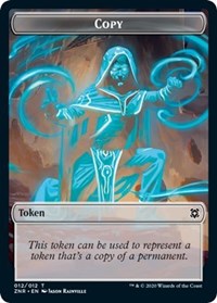 Copy // Illusion Double-sided Token [Zendikar Rising Tokens] | Nerdhalla Games