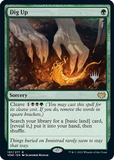 Dig Up (Promo Pack) [Innistrad: Crimson Vow Promos] | Nerdhalla Games