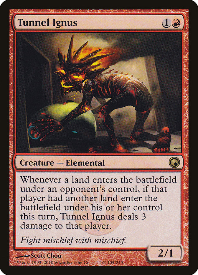 Tunnel Ignus [Scars of Mirrodin] | Nerdhalla Games