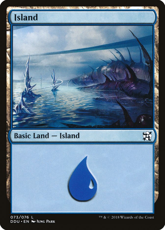 Island (73) [Duel Decks: Elves vs. Inventors] | Nerdhalla Games