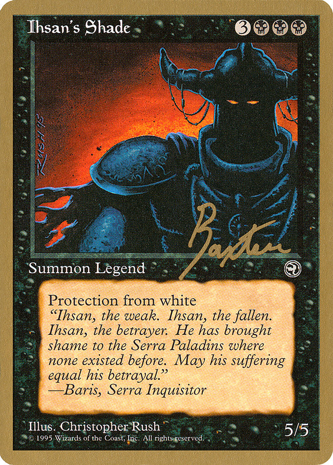 Ihsan's Shade (George Baxter) [Pro Tour Collector Set] | Nerdhalla Games