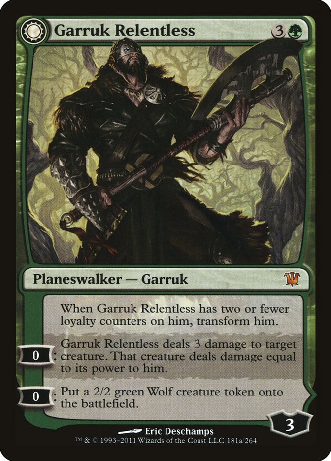 Garruk Relentless // Garruk, the Veil-Cursed [Innistrad] | Nerdhalla Games