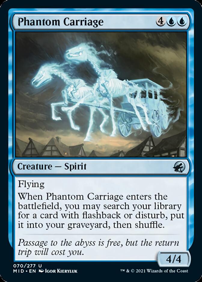 Phantom Carriage [Innistrad: Midnight Hunt] | Nerdhalla Games