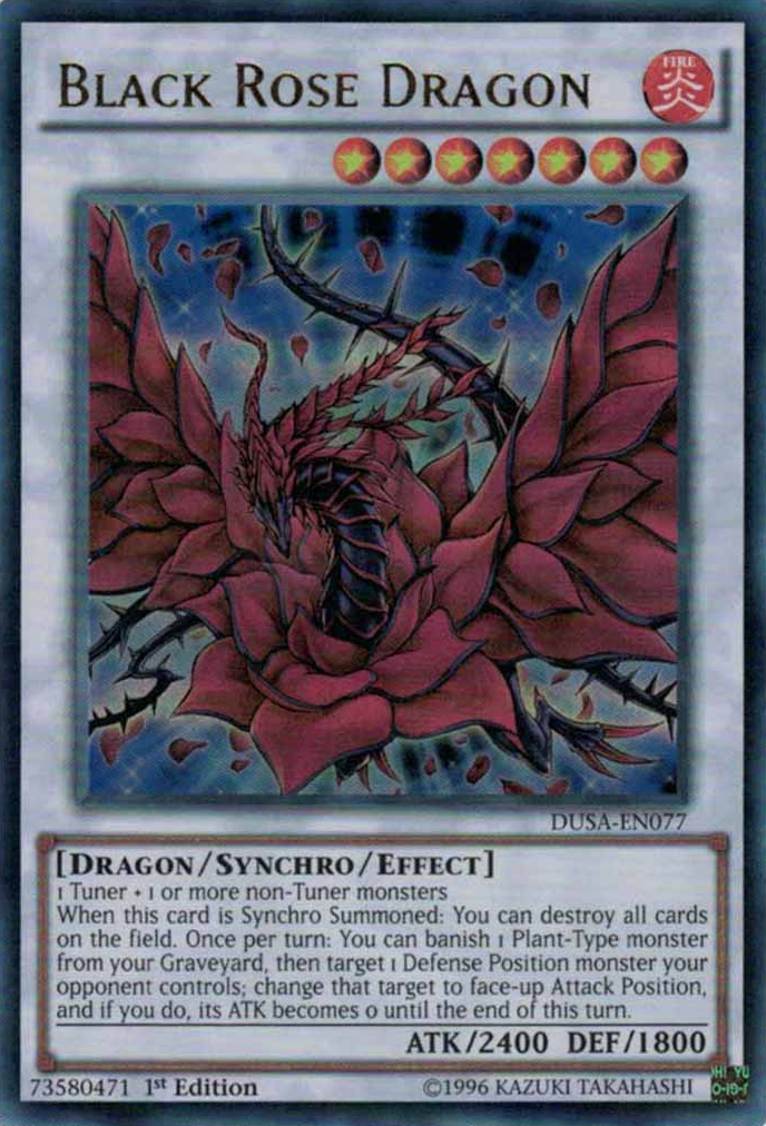 Black Rose Dragon [DUSA-EN077] Ultra Rare | Nerdhalla Games