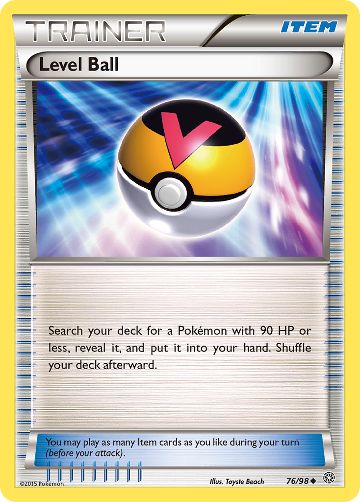 Level Ball (76/98) [XY: Ancient Origins] | Nerdhalla Games