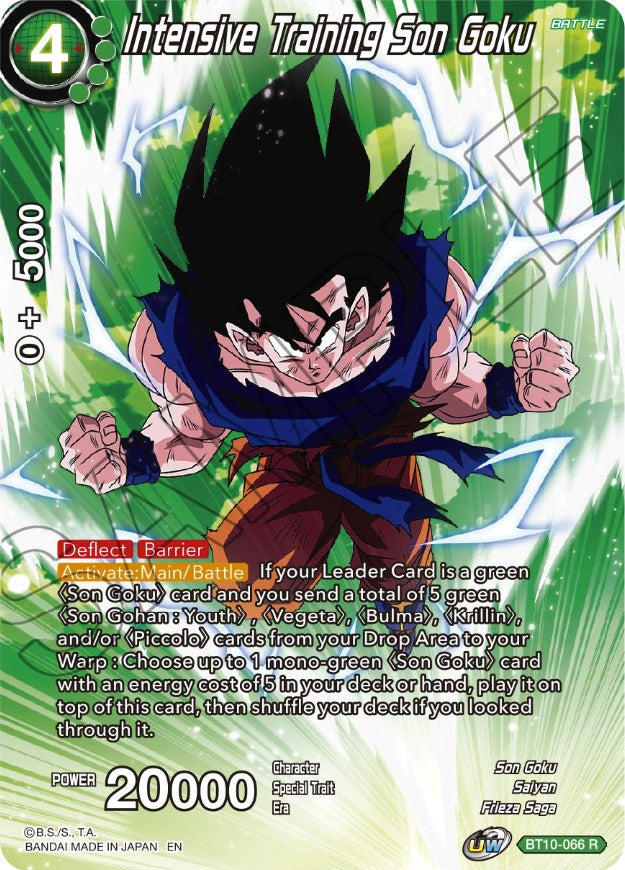 Intensive Training Son Goku (BT10-066) [Theme Selection: History of Son Goku] | Nerdhalla Games