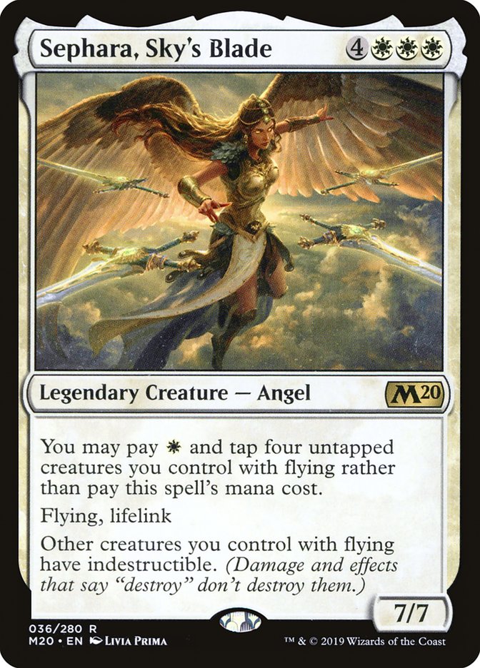 Sephara, Sky's Blade [Core Set 2020] | Nerdhalla Games