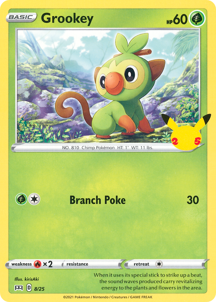 Grookey (8/25) [McDonald's 25th Anniversary] | Nerdhalla Games