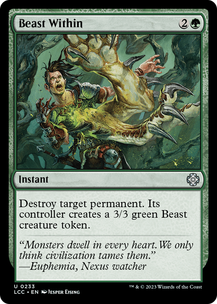 Beast Within [The Lost Caverns of Ixalan Commander] | Nerdhalla Games