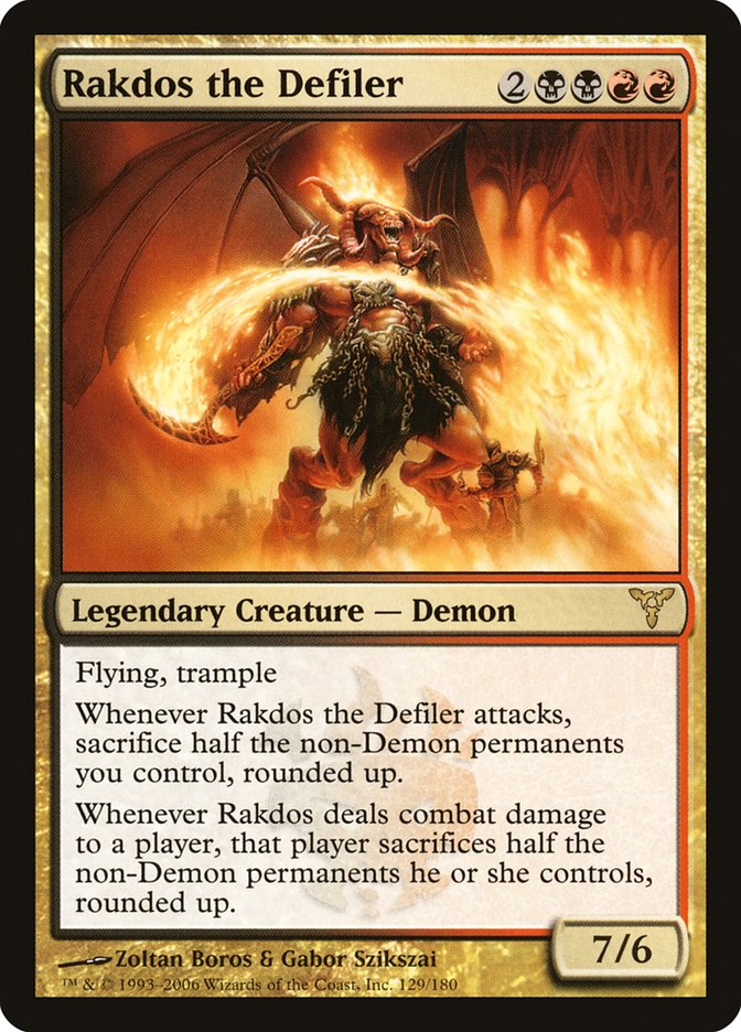 Rakdos the Defiler [Dissension] | Nerdhalla Games